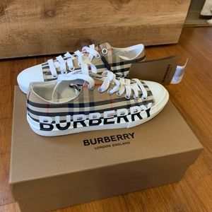 Burberry Low Top Sneakers- Women’s Size 8.5